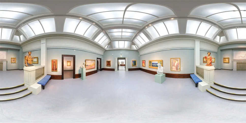 360° Panorama: Robert Sterl, Max Slevogt, Hans Unger in Museum Bautzen