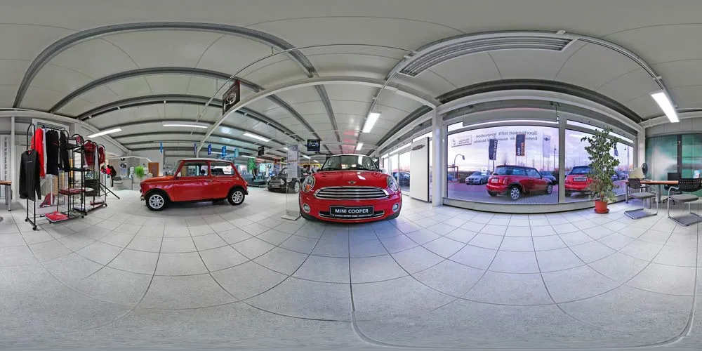 360° Panorama: MINI Vorstellung in Löbau in Autohaus Ruffert