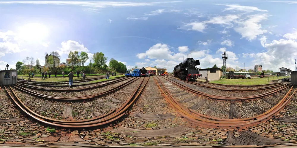360° Panorama: Drehschwenkscheibe in Maschinenhaustage 2010