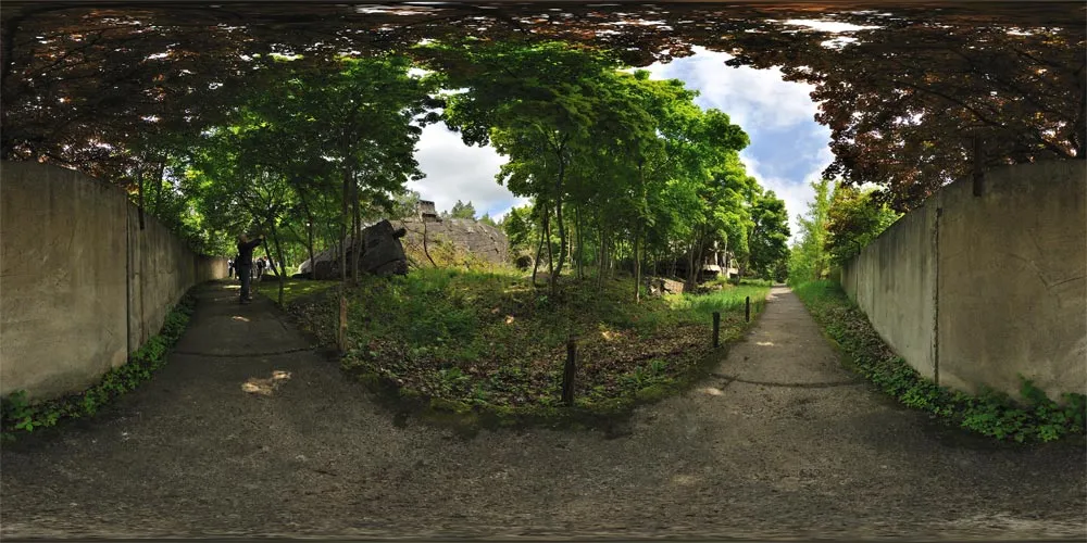 360° Panorama: Stabsbunker des Oberkommandos des Heeres „Maybach I“ 1 in Bunkerpark Wünsdorf