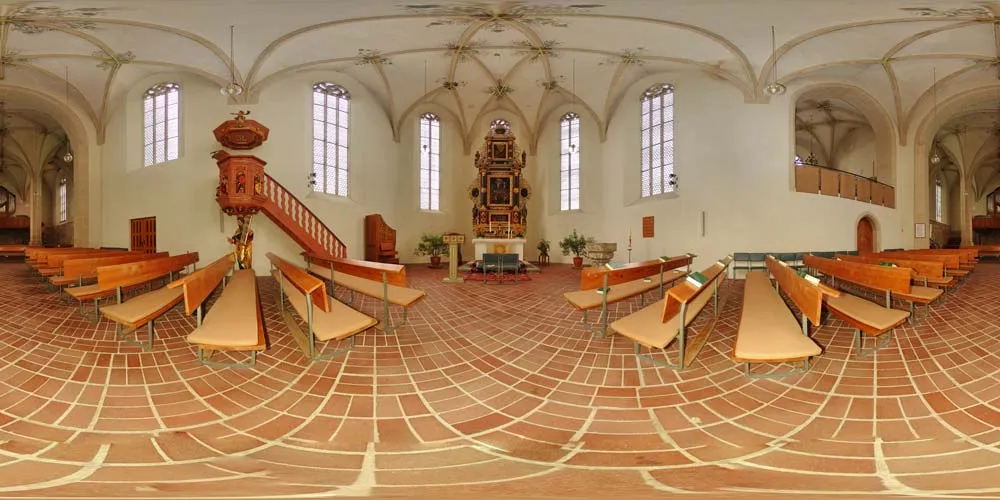 360° Panorama: Michaeliskirche in Frühling 06