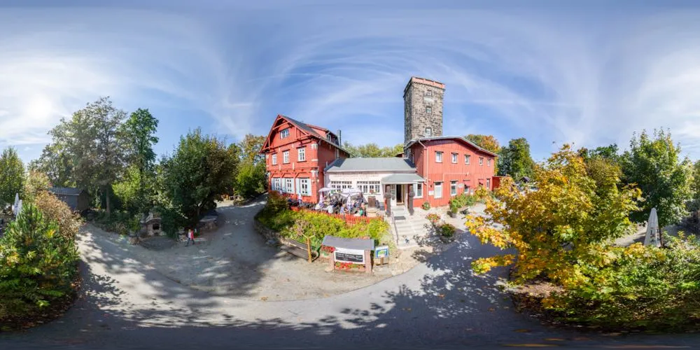360° Panorama: Mönchswalder Bergbaude - Südansicht