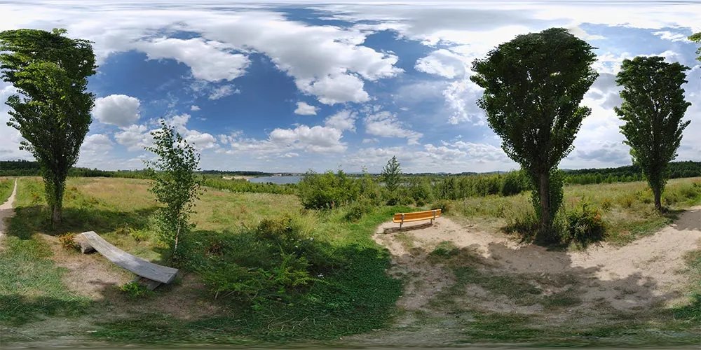 360° Panorama: Aussichtspunkt 2 in Freizeit-Oase Olbersdorfer See