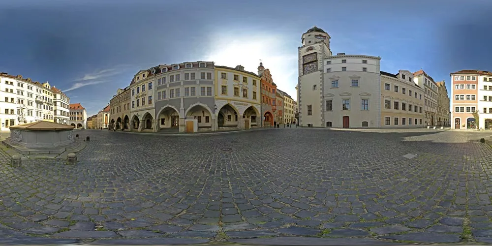 360° Panorama: Obermarkt in Görlitz