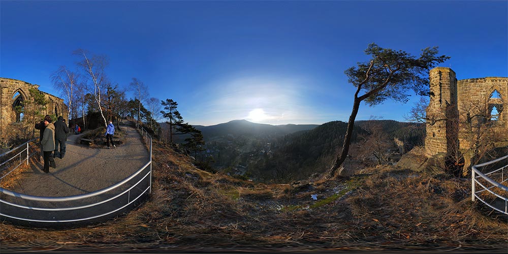 Aussicht Richtung Zittauer Gebirge