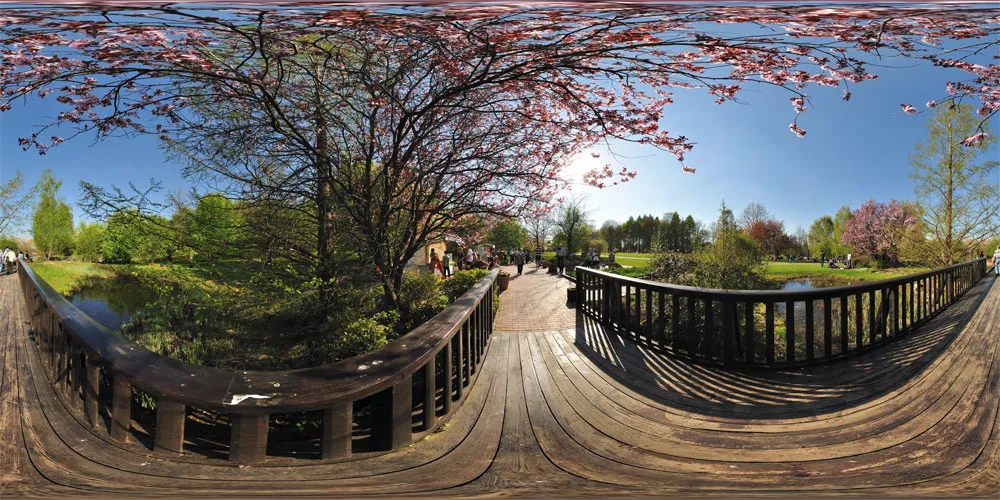 360° Panorama: Liegewiesen in Erholungspark Marzahn