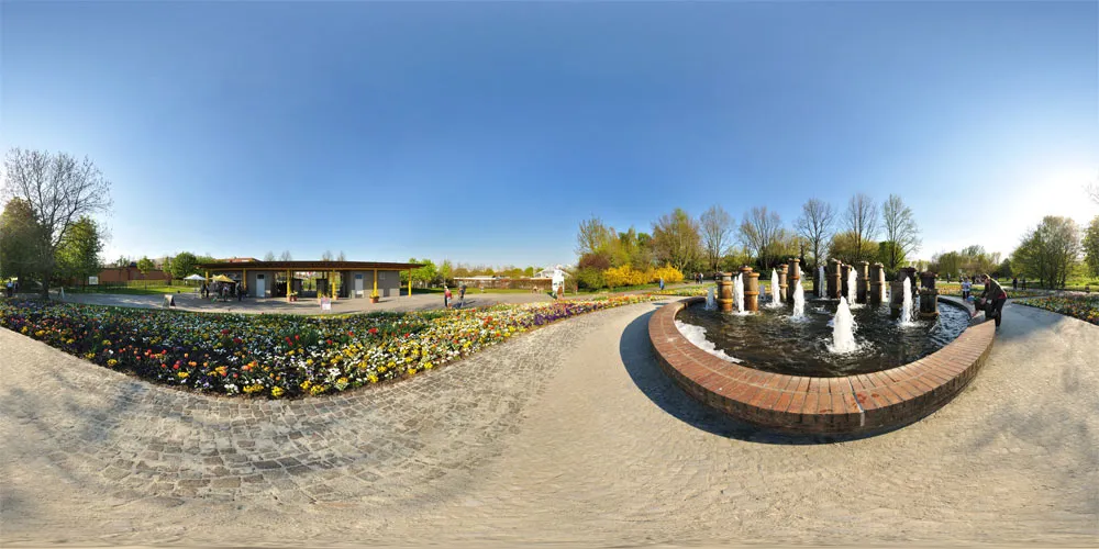 360° Panorama: Eingangsbereich in Erholungspark Marzahn