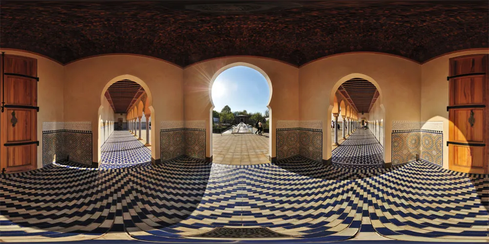 360° Panorama: Orientalischer Garten in Erholungspark Marzahn