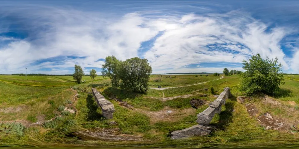 360° Panorama: Peenemünde - Raketenlagerbunker 4 in Insel Usedom