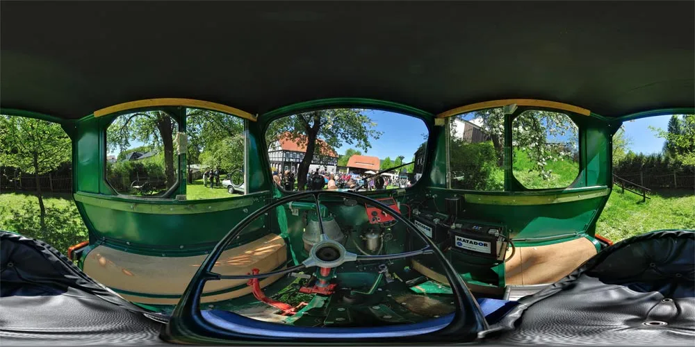 360° Panorama: Radschlepper RS 03 Aktivist in Cunewalde in Oldtimermuseum