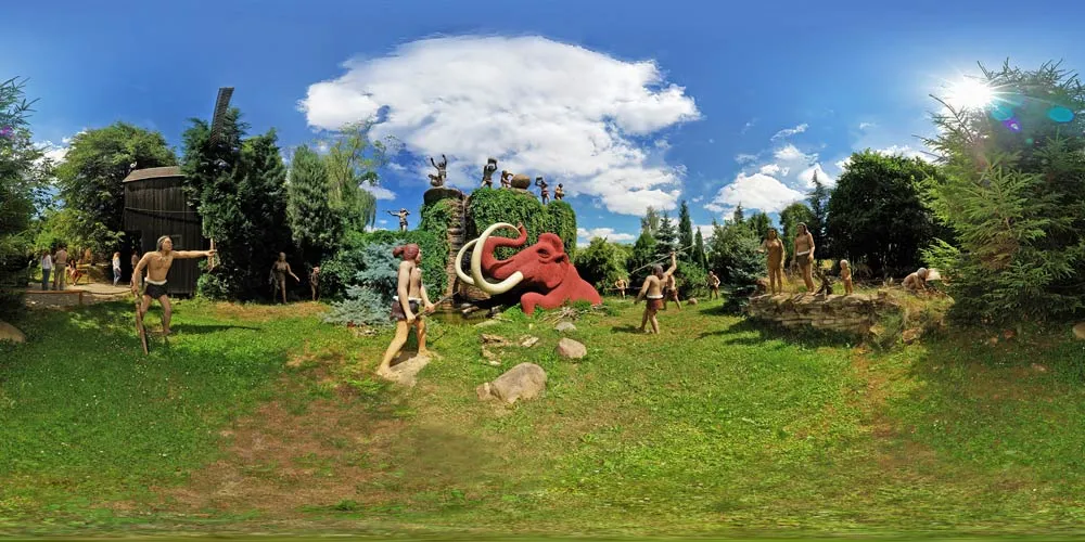 360° Panorama: Sauriergarten Kleinwelka in Saurierpark Kleinwelka