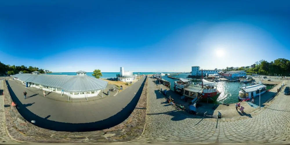 360° Panorama: Sassnitz - Tourist Service in Insel Rügen