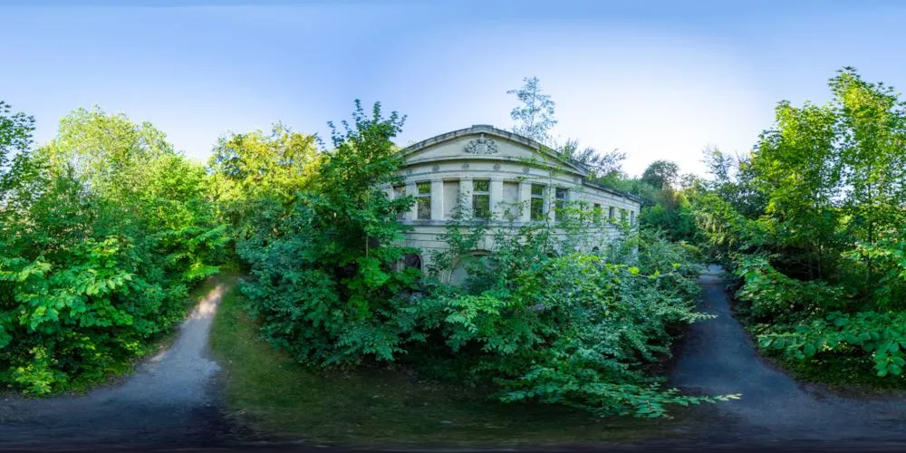 360° Panorama: Schloss Dwasieden - Marstall in Insel Rügen