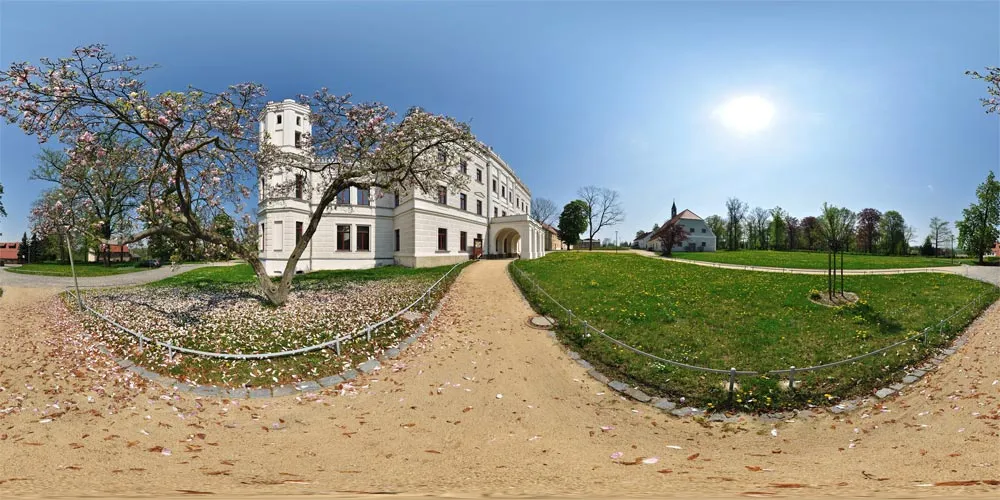 360° Panorama: Schloss Krobnitz 1 in Oberlausitz