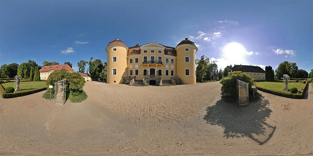 360° Panorama: Schloß Milkel 1