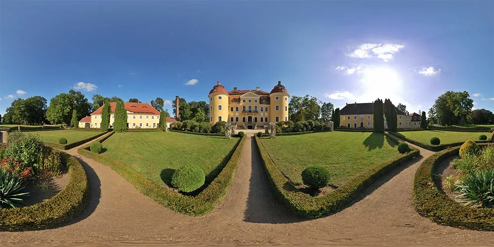 360° Panorama: Schloß Milkel 3