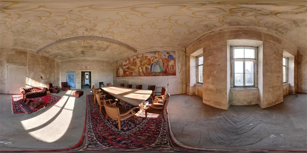 360° Panorama: Raum in Schloss Radibor