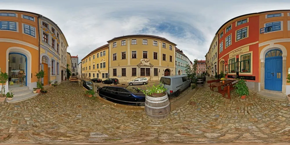 360° Panorama: Schloßstrasse in Sommer 06