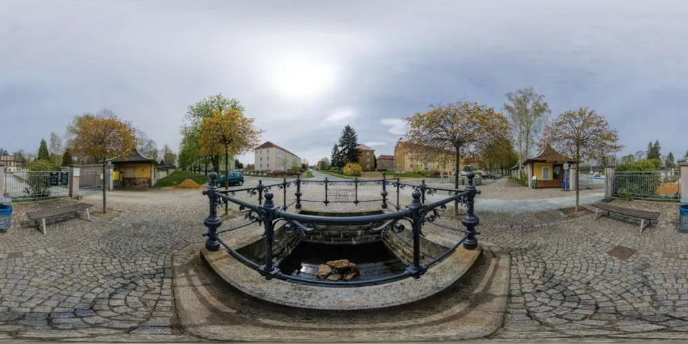 360° Panorama: Spreequelle in Neugersdorf in Oberlausitz