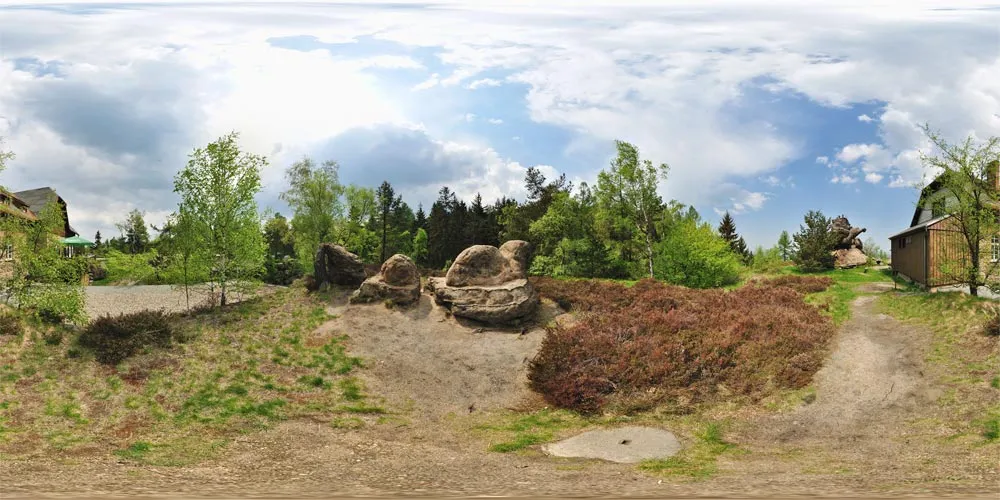 360° Panorama: Schildkröte in Berg Töpfer 582m