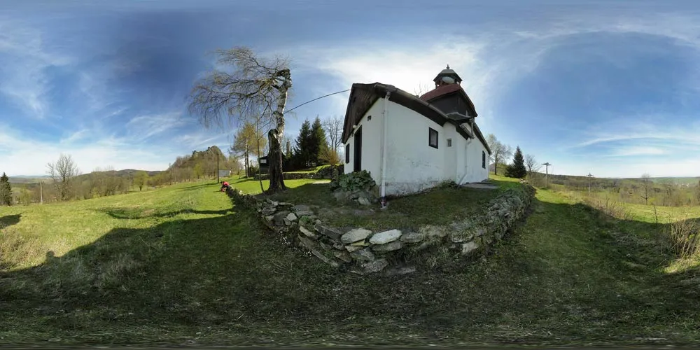 360° Panorama: Burg Tolstejn in Tschechien