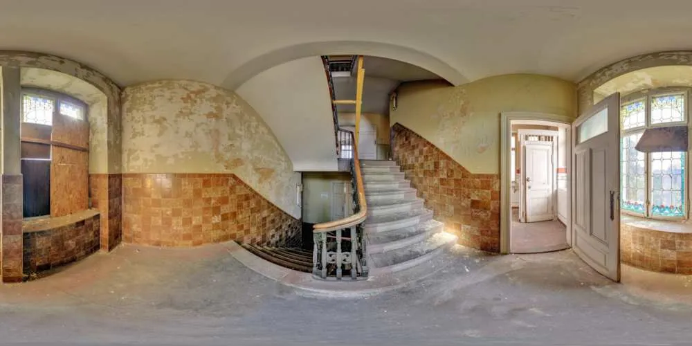 360° Panorama: Hotel Vier Jahreszeiten - Treppenhaus in Görlitz