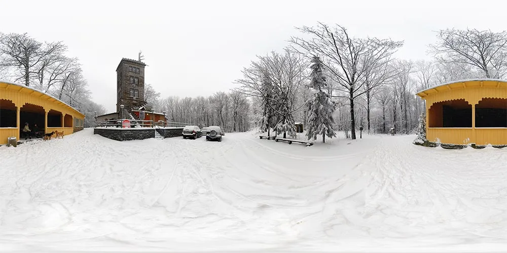 360° Panorama: König-Johann-Turm in Valtenberg