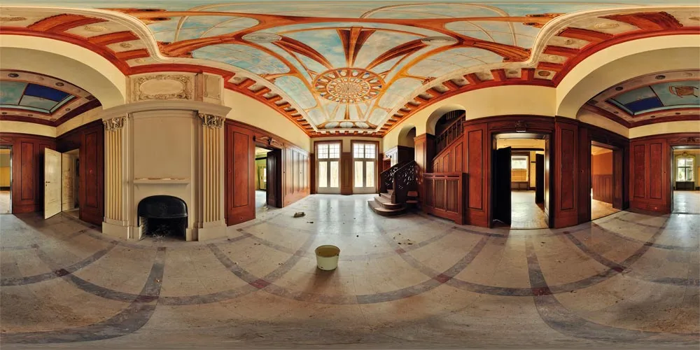 360° Panorama: Villa "Hstraße" - Eingangshalle in Görlitz