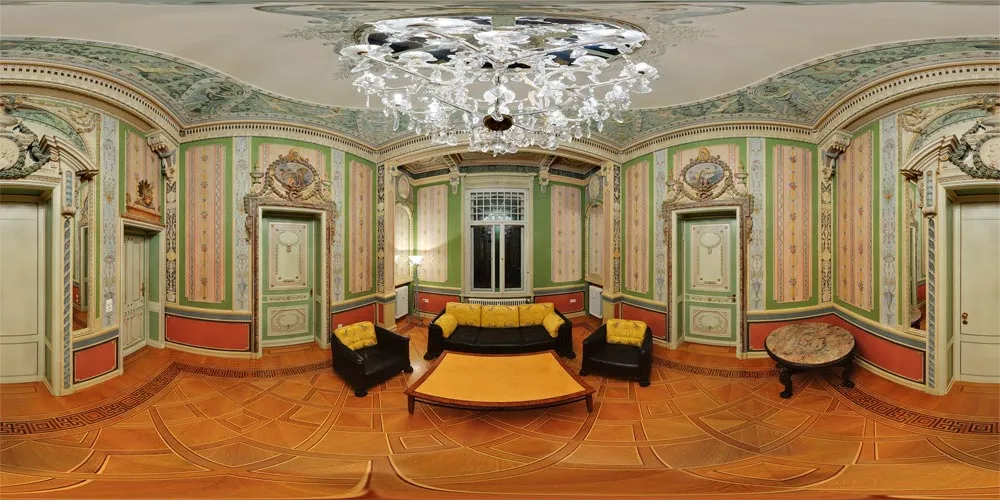 360° Panorama: Mozardsalon in Villa Weigang 2011