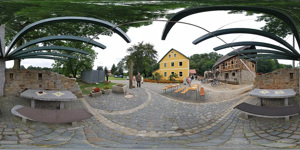 360° Panorama: Niedermühle in Niedermühle