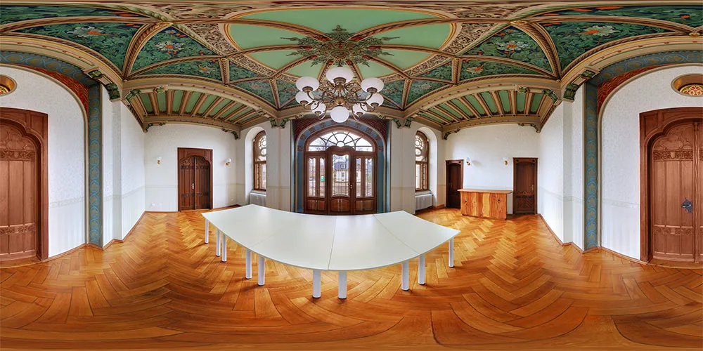 360° Panorama: Speisesalon in Villa Weigang