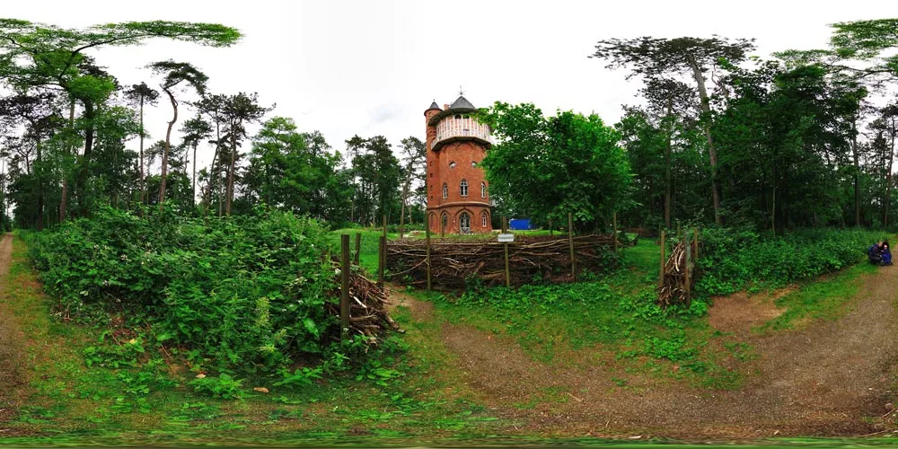 360° Panorama: Wasserturm in Waren (Müritz)