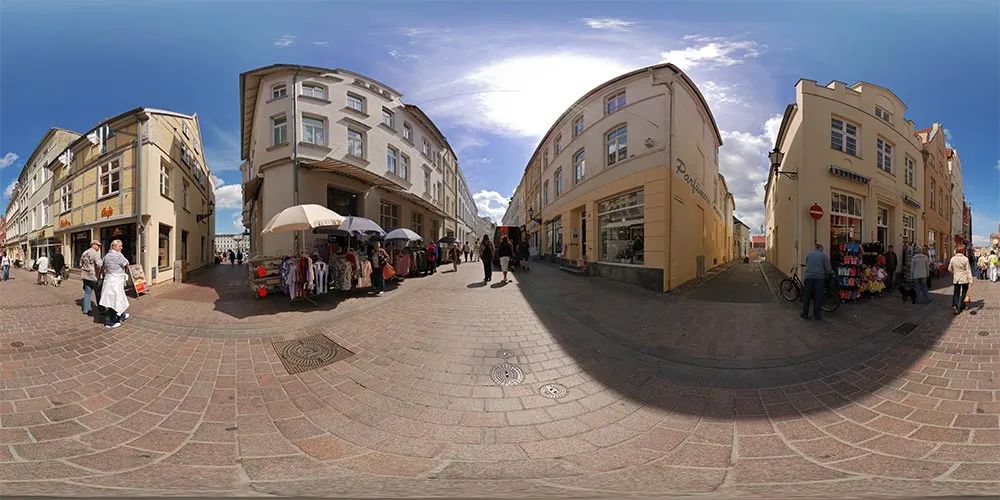 360° Panorama: Hegedestraße in Wismar