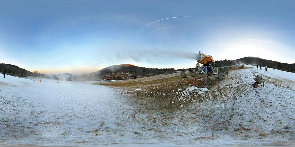 360° Panorama: Skihang 1 in Lausche
