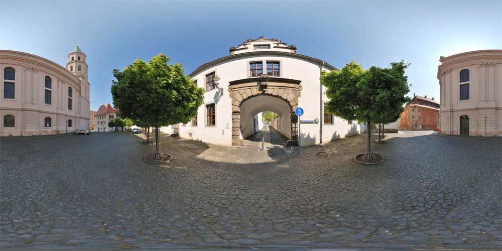 360° Panorama: Johannisstraße in Zittau