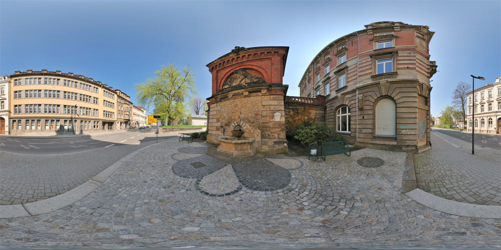Löwenrelief am Wasserwerk