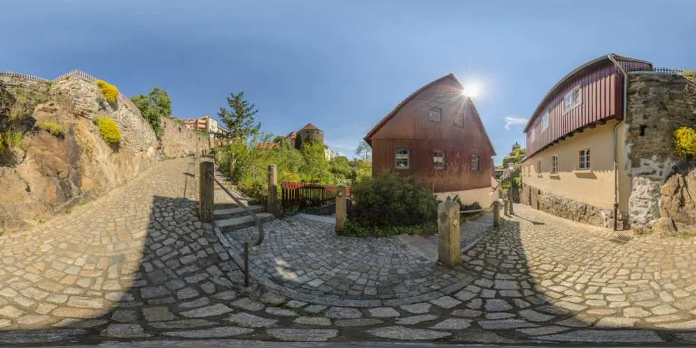 Virtueller Rundgang in der Nähe: Fischerpforte in Bautzen in Frühling 2017