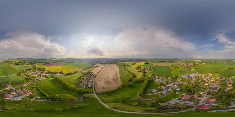 360° Panorama: Jenkwitz in Oberlausitz