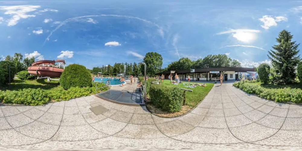 360° Panorama: Silberteichbad in Seifhennersdorf in Seifhennersdorf