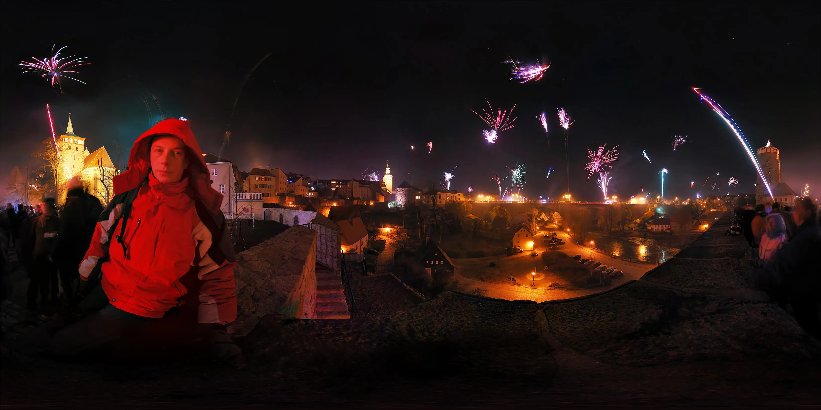 Virtueller Rundgang in der Nähe: Silvester 2008 in bei Nacht