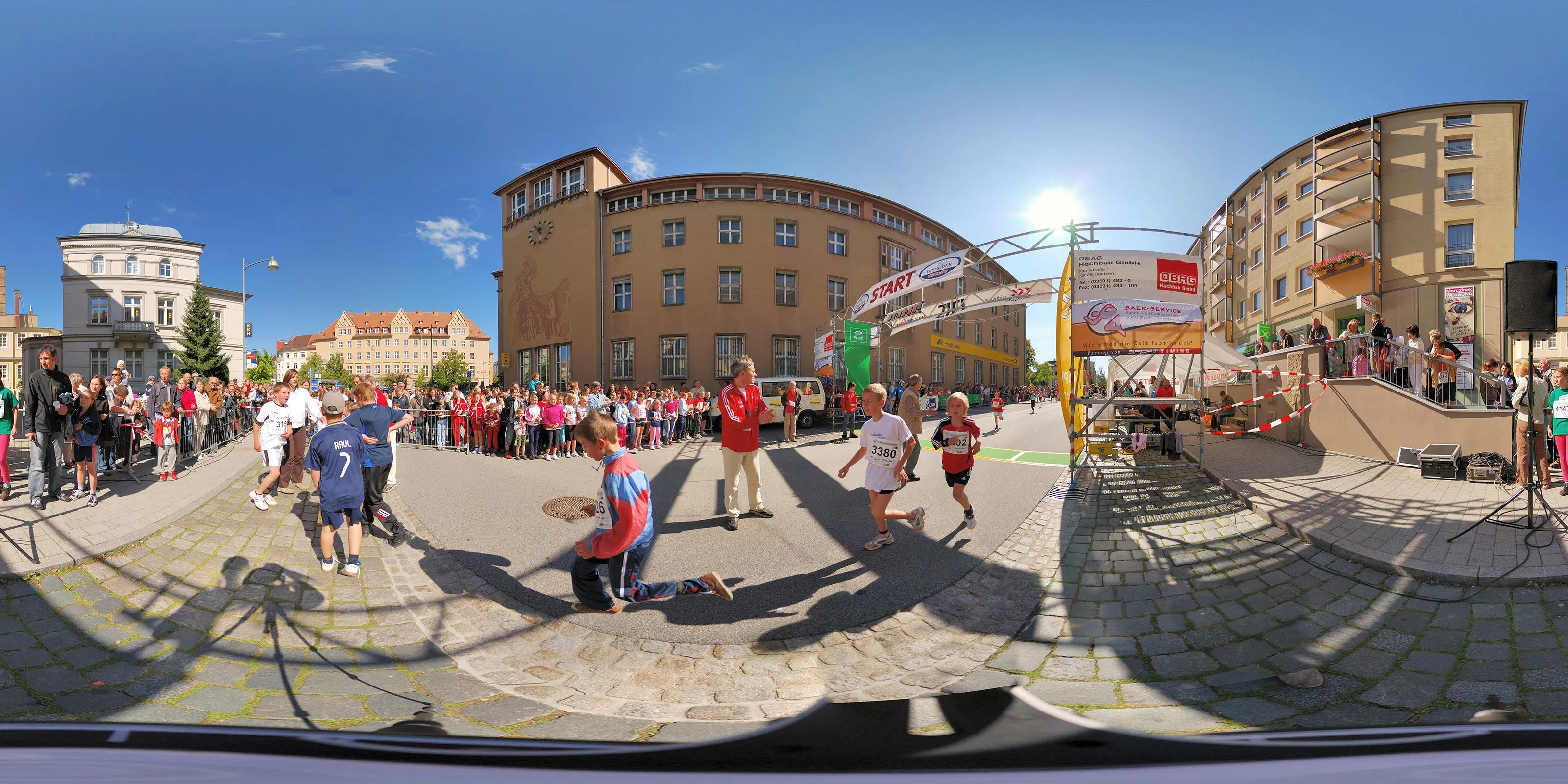 Virtueller Rundgang in der Nähe: Zieleinlauf in Bautzener Stadtlauf 2008