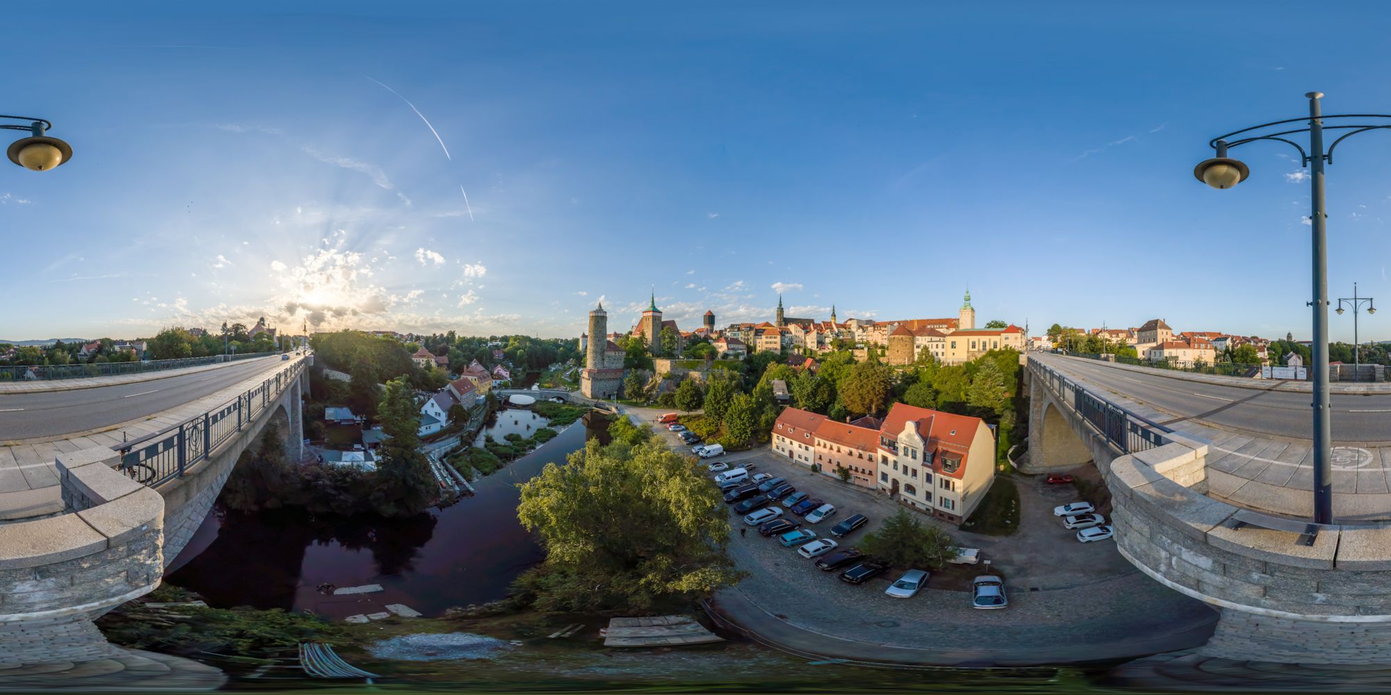 Virtueller Rundgang in der Nähe: Aussicht von der Friedensbrücke