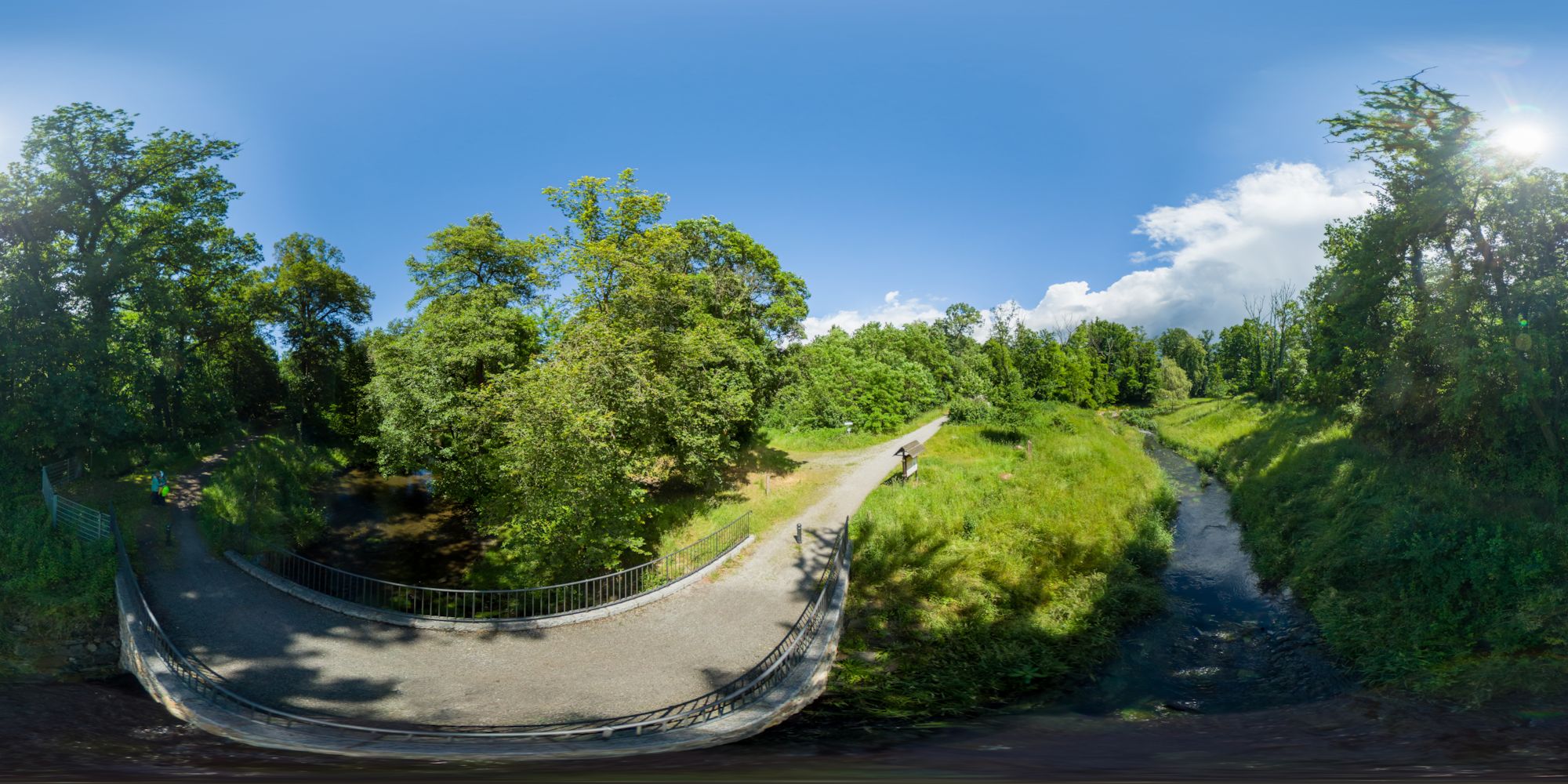 Virtueller Rundgang in der Nähe: Brücke über die Pulsnitz an der ehem. Grünmetzmühle
