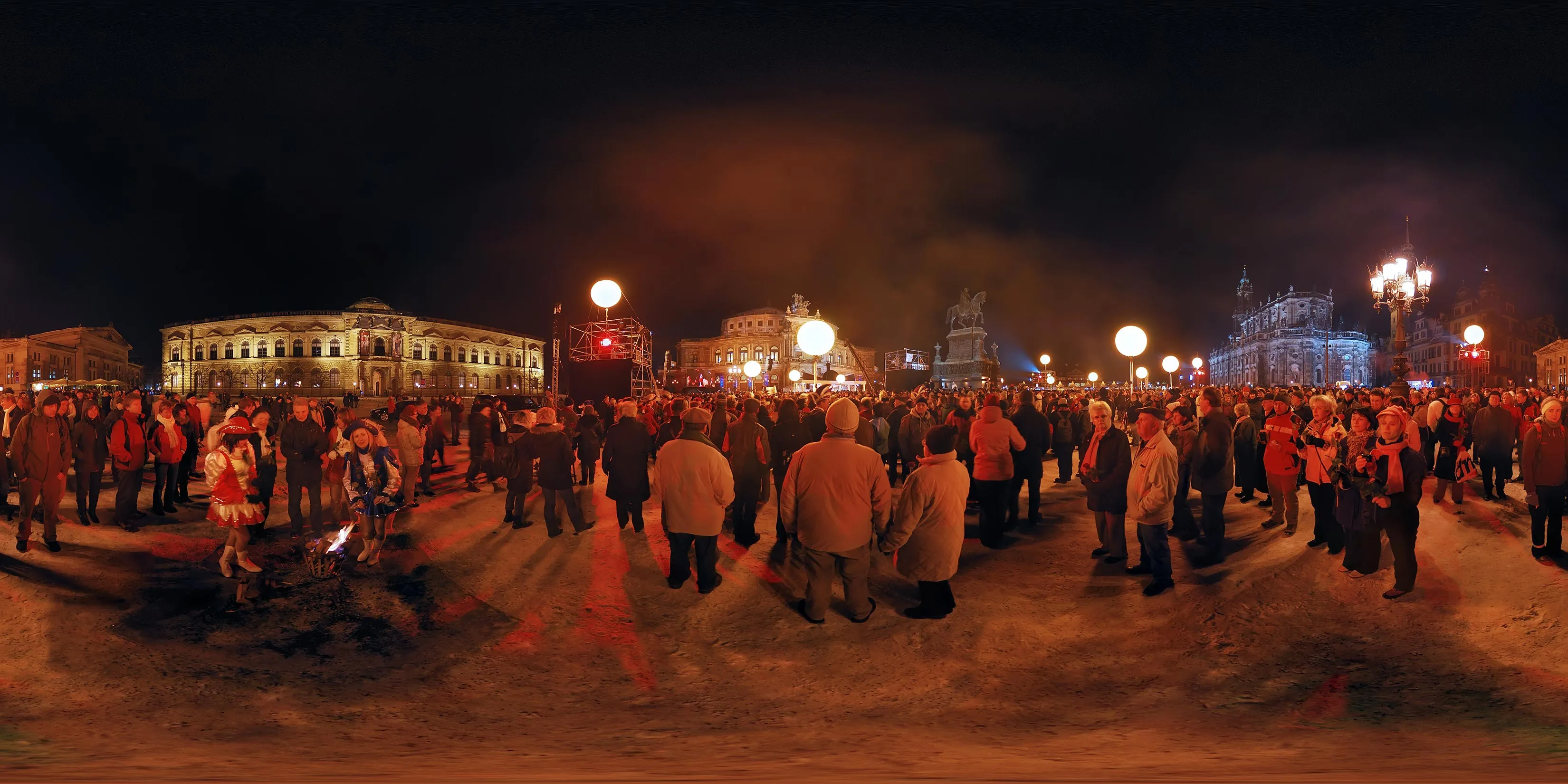 Virtueller Rundgang in der Nähe: Dresdner SemperOpernball 2009 in Winter 2008/2009