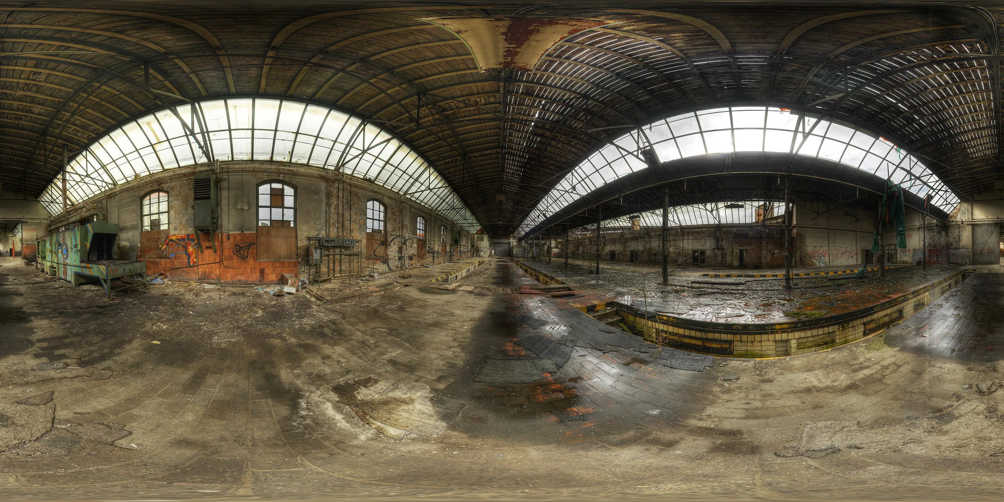 Virtueller Rundgang in der Nähe: Halle in Strassenbahnhof Dresden/ Mickten