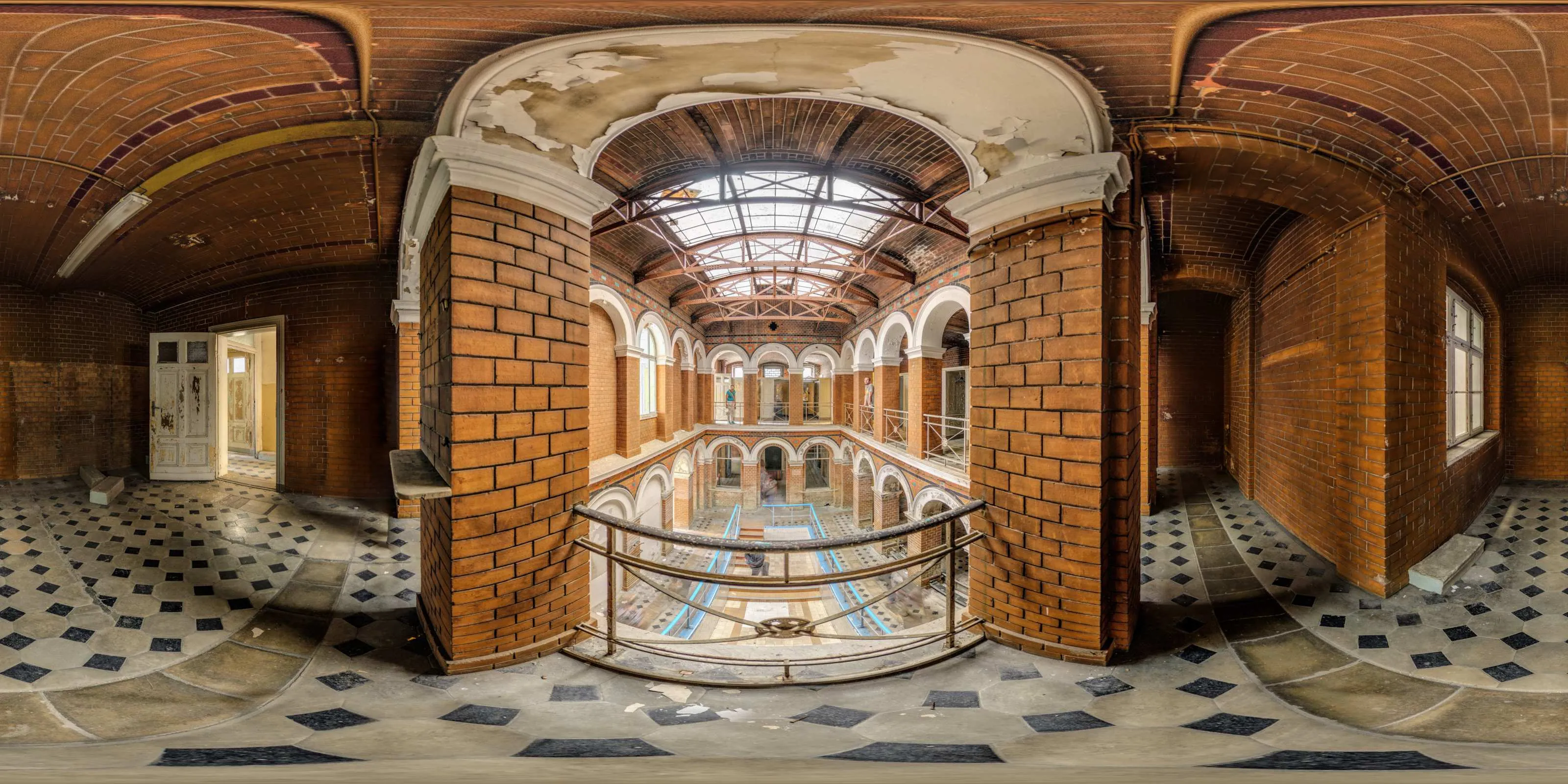 360° Panorama: Freisebad - Balustrade in Görlitz