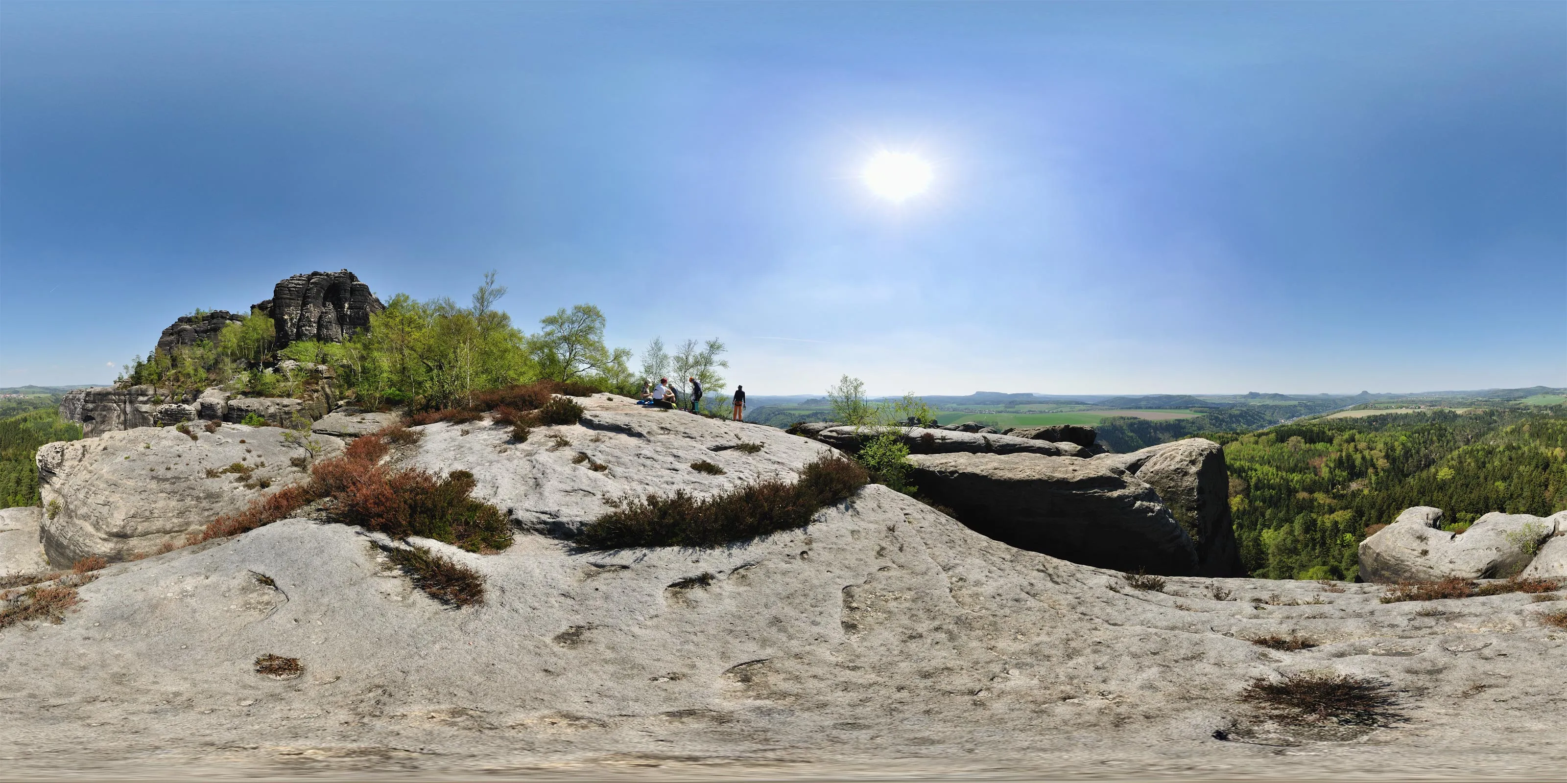 Virtueller Rundgang in der Nähe: Frühstücksplatz 2 in Wandergebiet Schrammsteine
