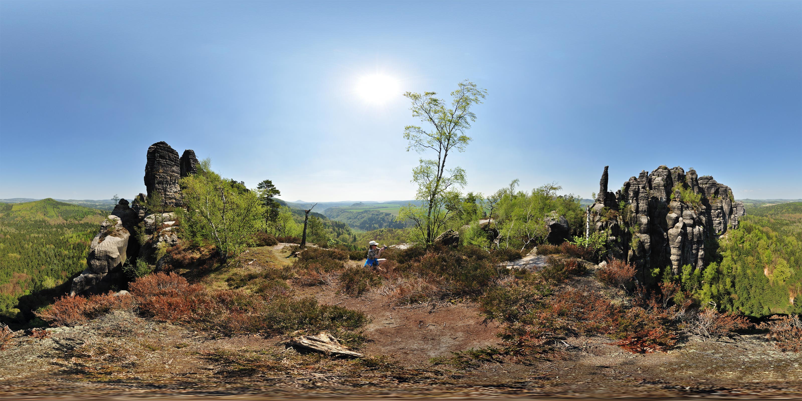 Weg zum Frühstücksplatz
