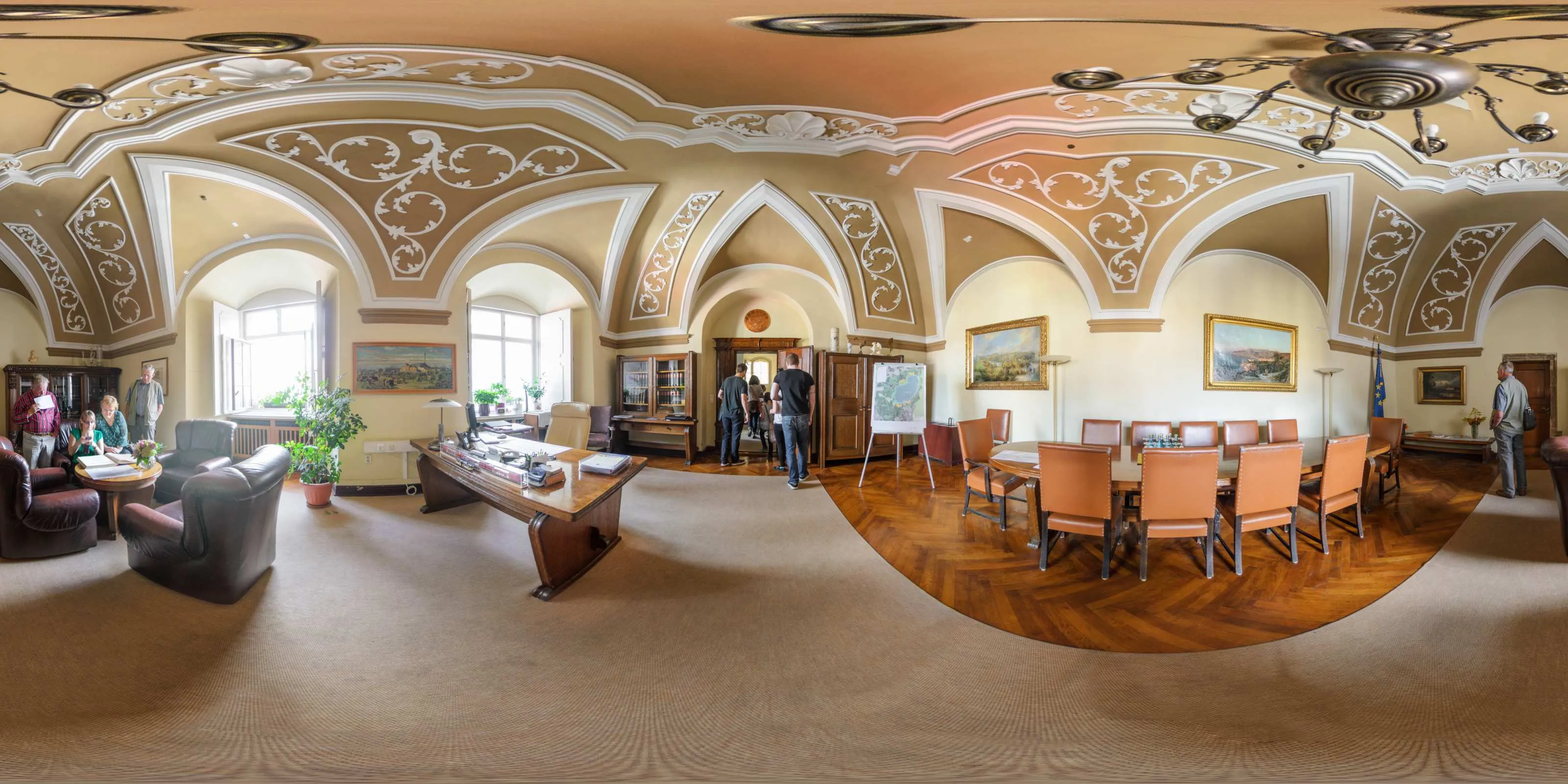 360° Panorama: Rathaus - Bürgermeisterzimmer in Görlitz
