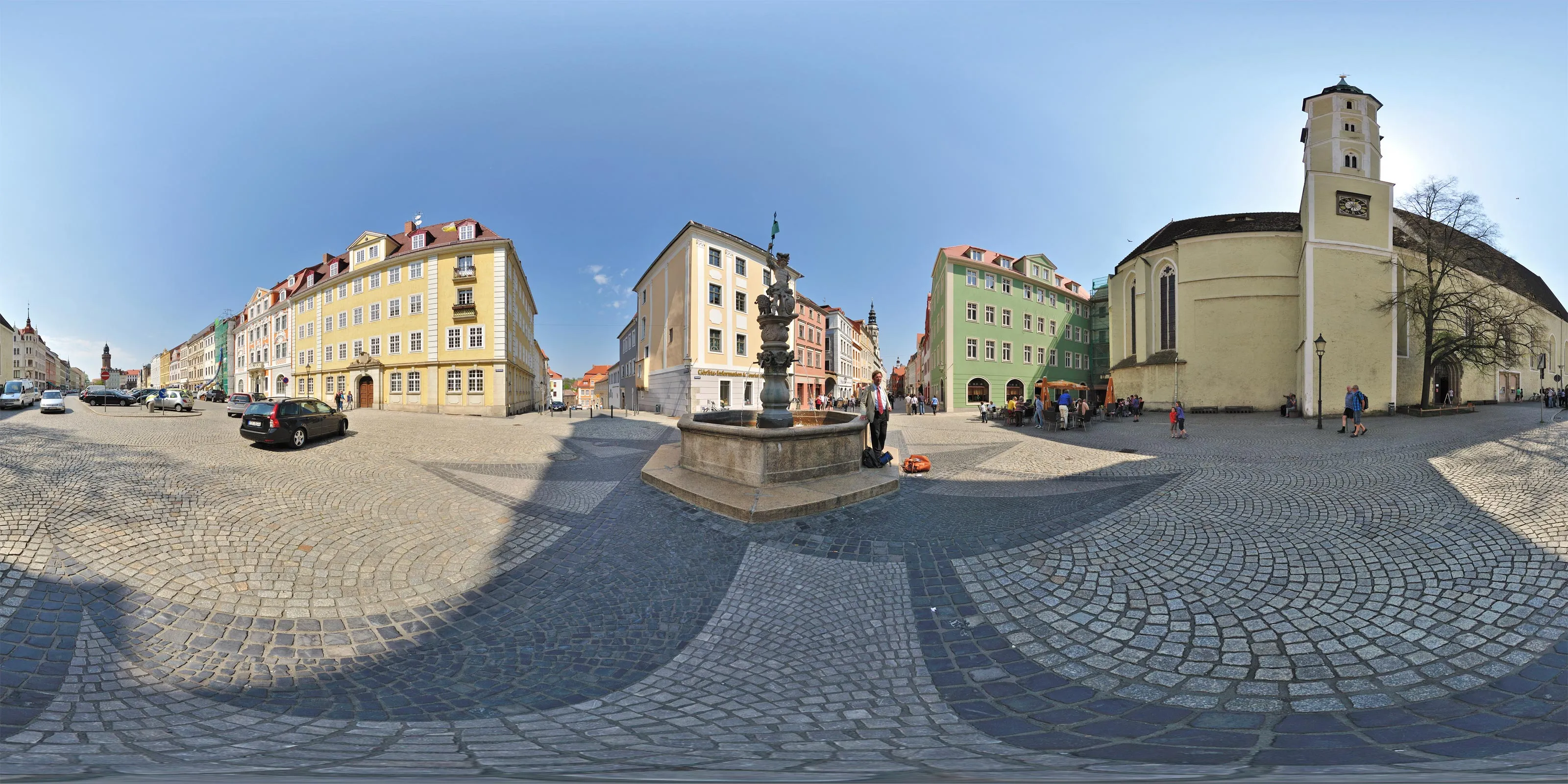 360° Panorama: Obermarkt in Görlitz
